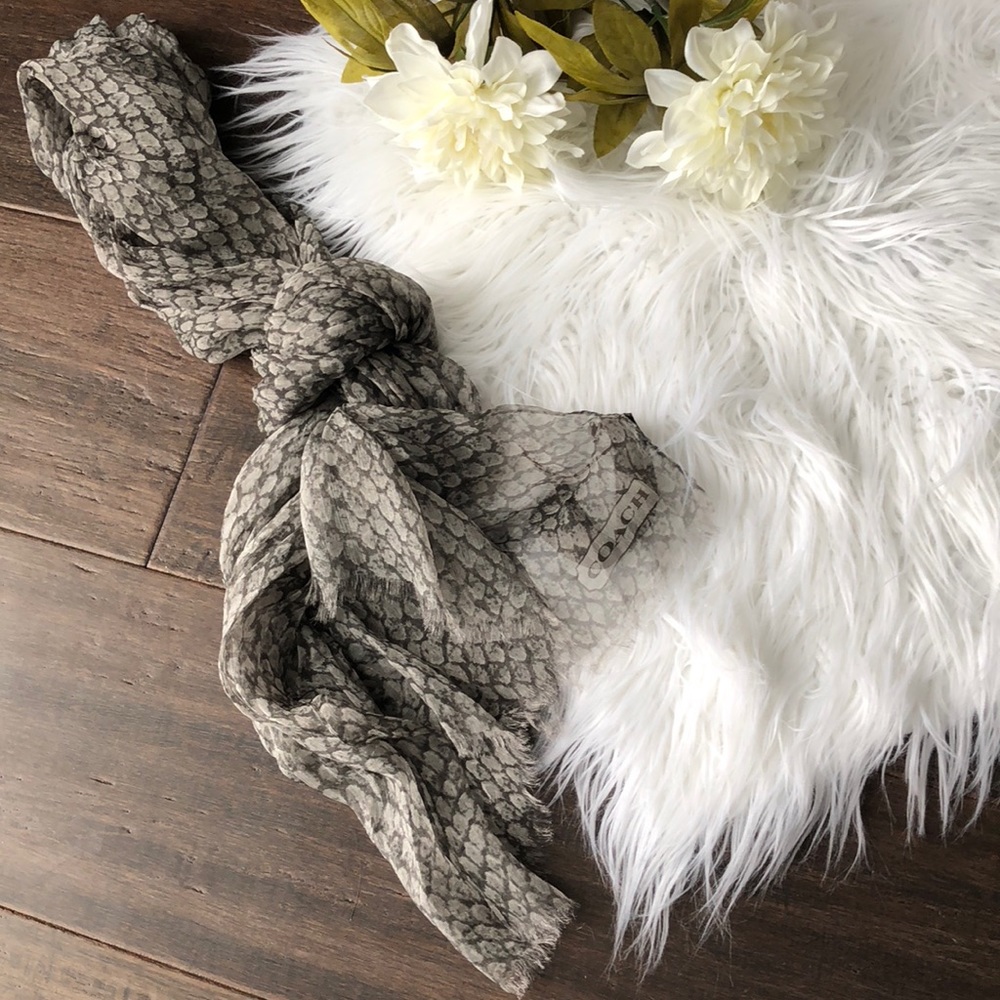 Coach Silk Scarf!